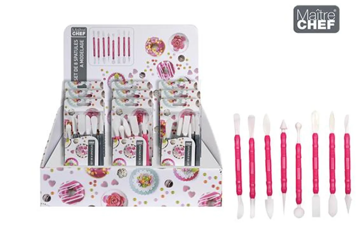 SET 8 SPATULES A MODELAGE