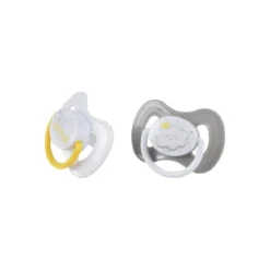 SET 2 SUCETTES SILICONE PHYSIOLOGIQUE 0 A 6MOIS