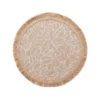SET TABLE D.38CM JUTE IMPRIME ET FRANGES COLOMBIE