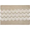 SET TABLE JUTE CHEVRON BLANC 45X30CM