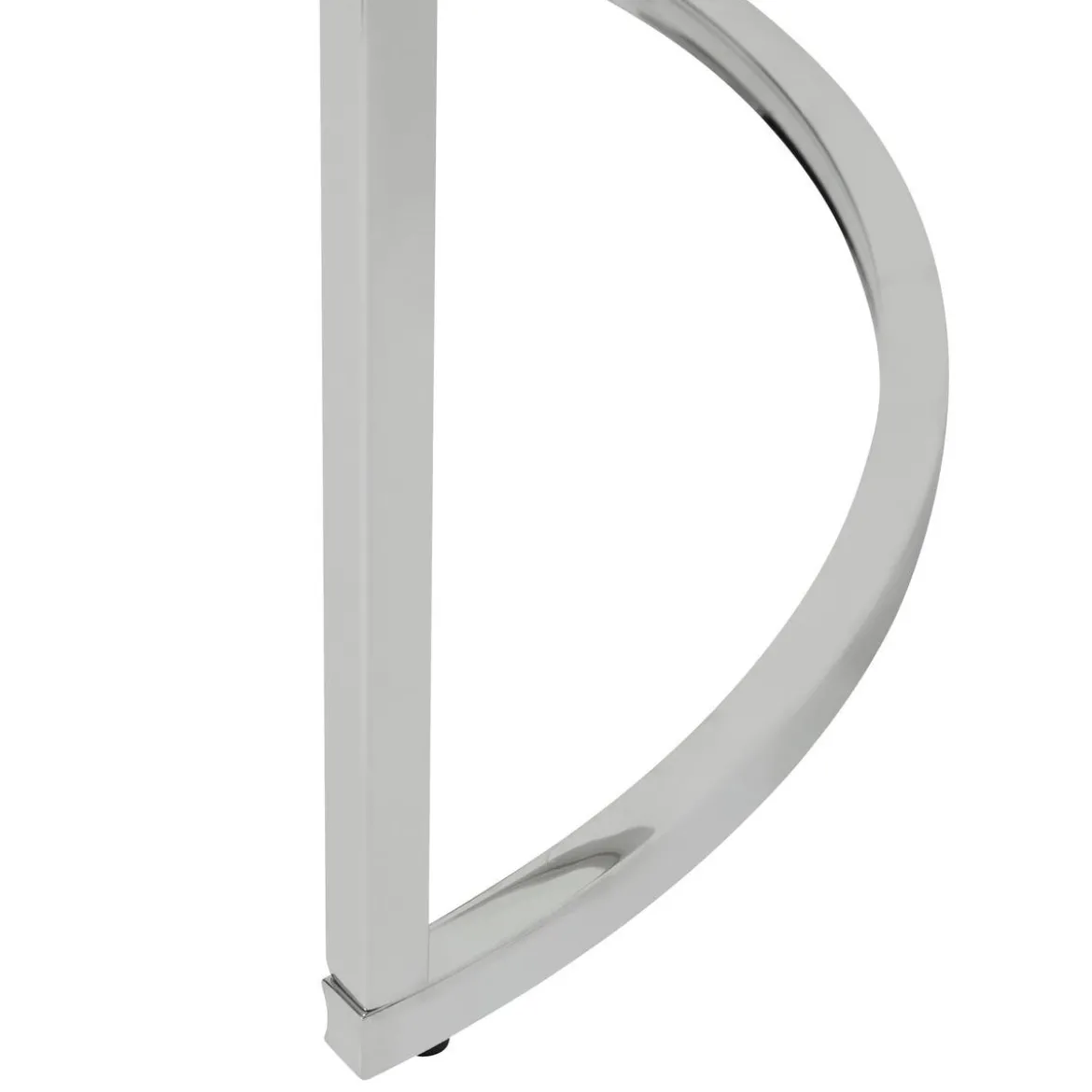 SET 2 TABLES BASSES KNEO VERRE INOX