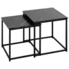 SET 2 TABLES CAFE JONES NOIR