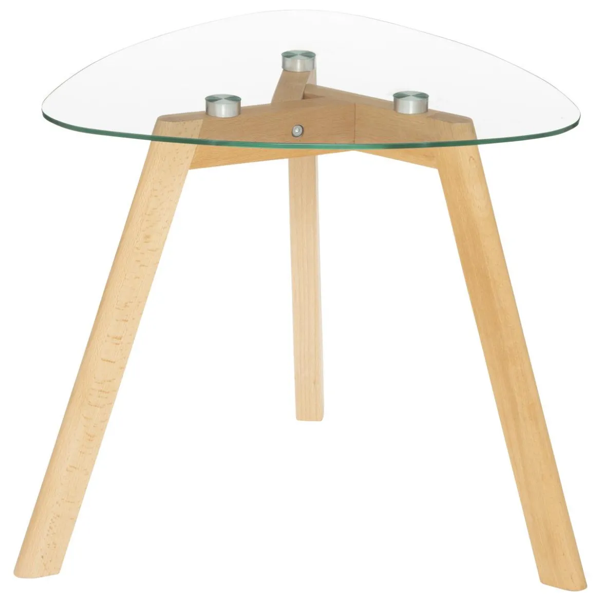 SET 2 TABLES GIGOGNES BOIS VERRE THALIE