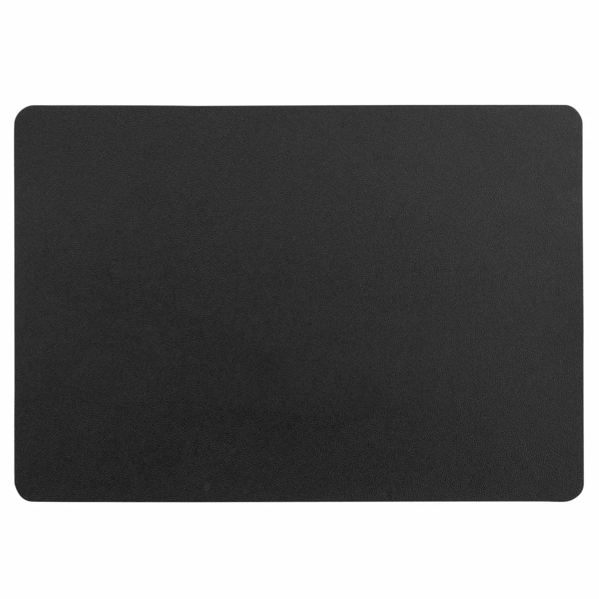 SET TABLE 30X43CM IMITATION CUIR BERGAME NOIR