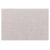 SET TABLE 30X45CM IMITATION CUIR MARLON BLANC