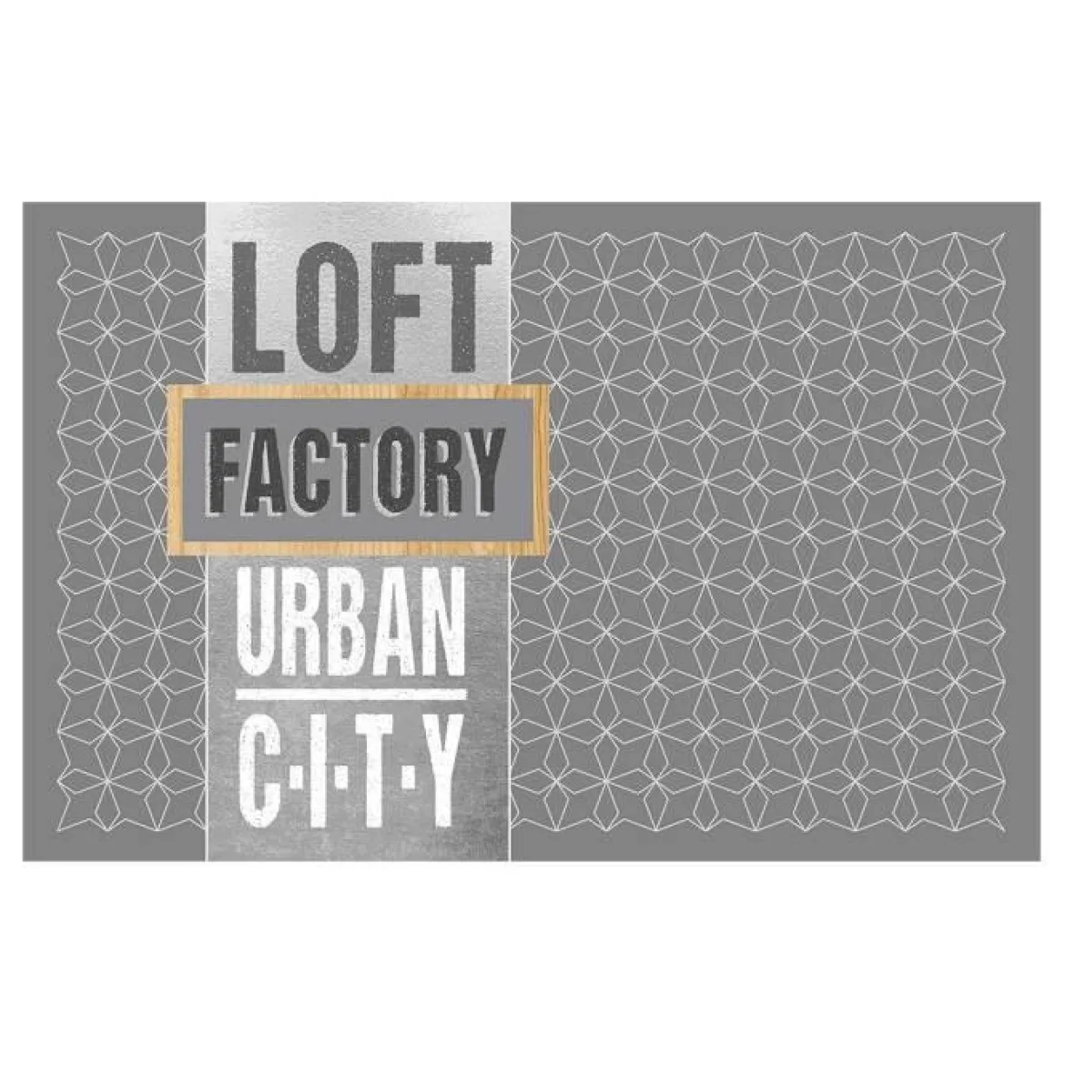 SET TABLE 28.5X44CM OPAQUE LOFT URBAIN