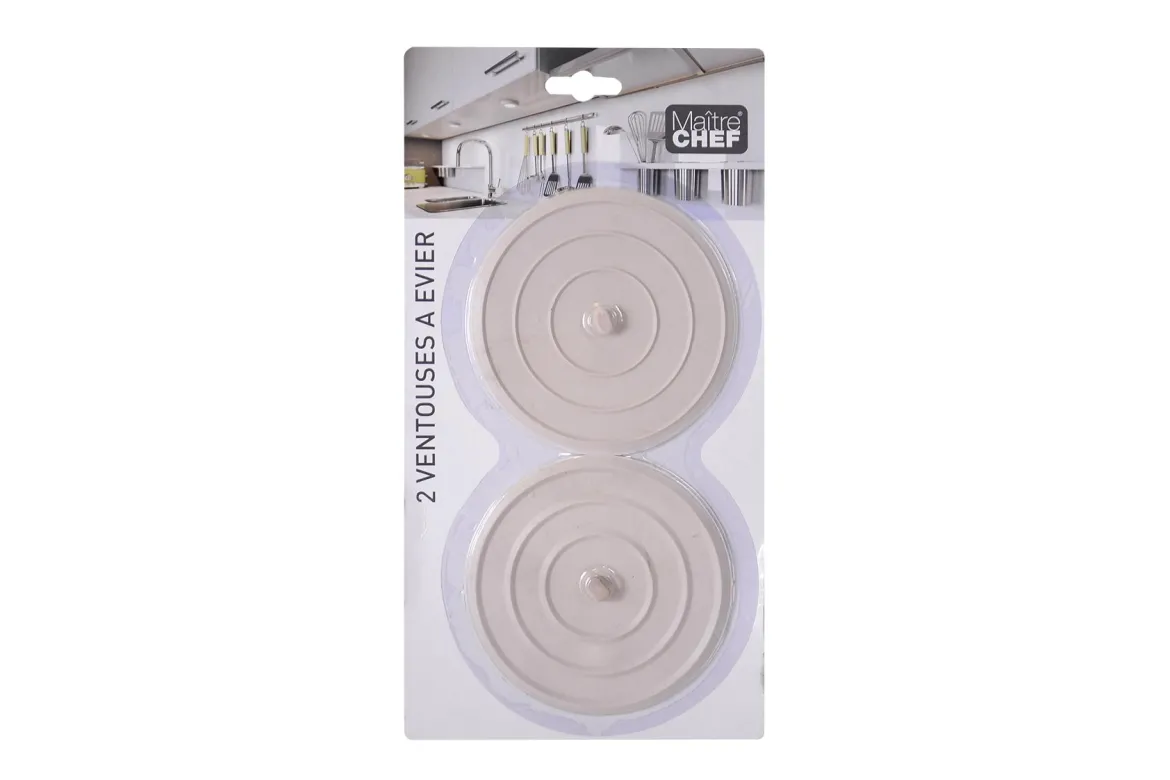 SET 2 VENTOUSES EVIER