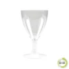 SET 6 VERRES A PIED EAU VIN 18CL BLANC
