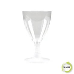 SET 6 VERRES A PIED EAU VIN 18CL BLANC