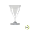 SET 6 VERRES A PIED EAU VIN 18CL GRIS
