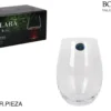 SET 6 VERRES CRISTAL DE BOHEME CLARA 560ML
