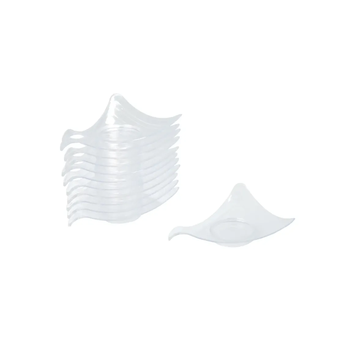 SET 12 VERRINES PLASTIQUE REUTILISABLE MINI STAR 9ML