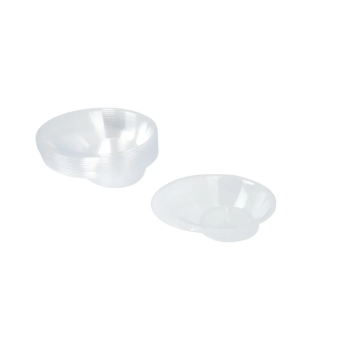 SET 12 VERRINES PLASTIQUE REUTILISABLE ELLIPSE 30ML