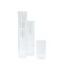 SET 8 VERRINES PLASTIQUE REUTILISABLE TUBE 70ML