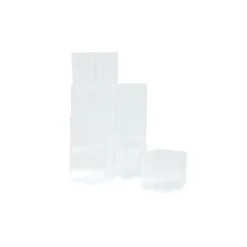 SET 8 VERRINES PLASTIQUE REUTILISABLE CUBE 60ML