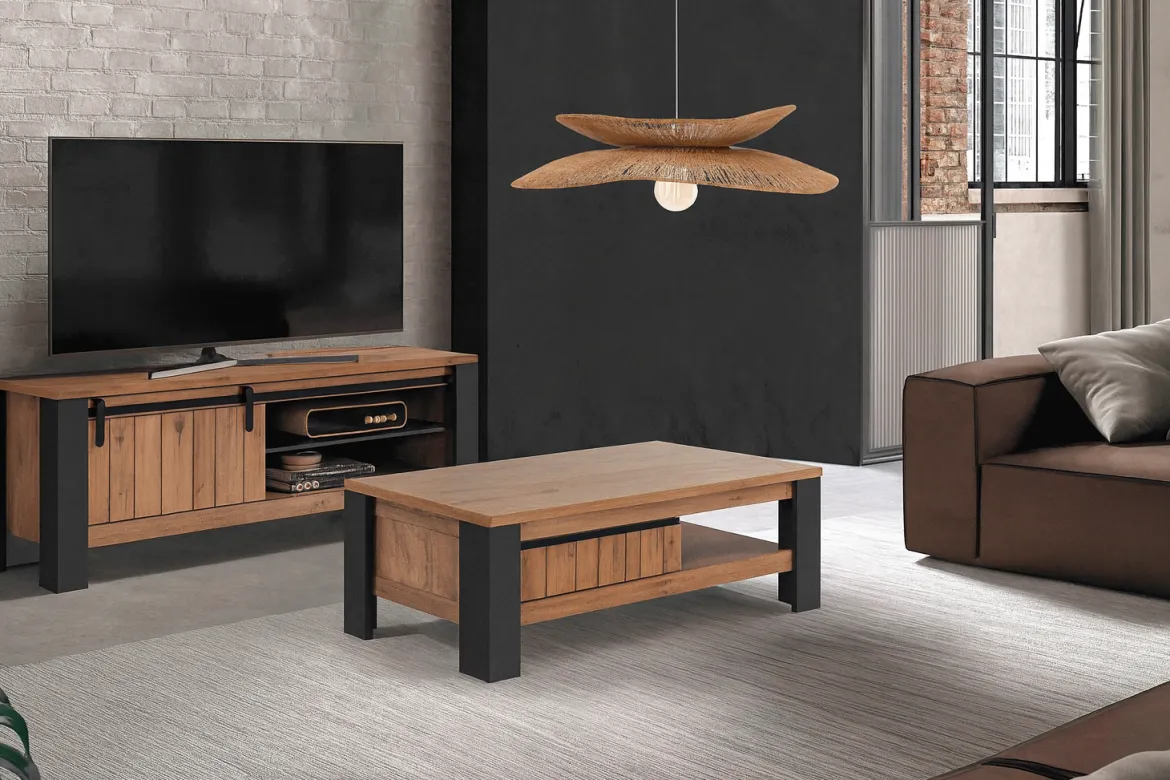 SIMON TABLE BASSE 117CM