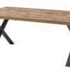 SIMON TABLE 200X100X76CM PIED X