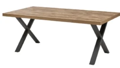 SIMON TABLE 200X100X76CM PIED X