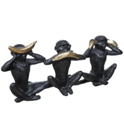 SINGE RESINE SAGESSE 40X10.5X17.5CM