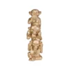 SINGES SAGESSE TRIO DORE H.30CM