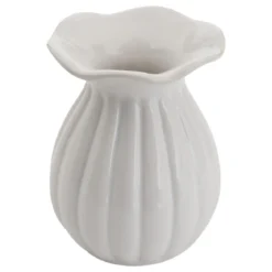 SOLIFLORE CERAMIQUE FLEUR DE ROSE H.11.8CM