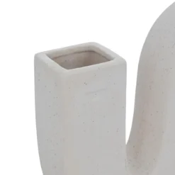 SOLIFLORE CERAMIQUE OLME BLANC H.20CM