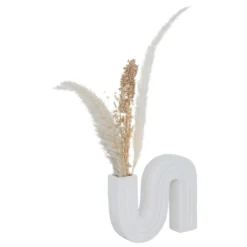 SOLIFLORE CERAMIQUE OLME BLANC H.20CM