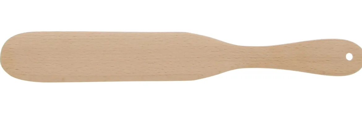 SPATULE PLATE A CREPES 33CM TOURNE GALETTE EN HETRE
