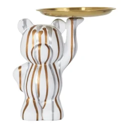STATUE DECO BLANC VIDE POCHE