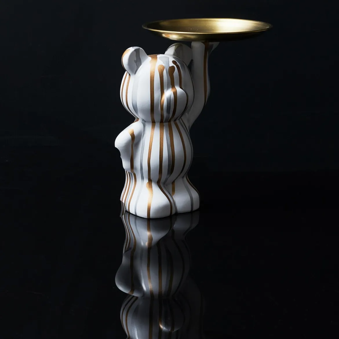 STATUE DECO BLANC VIDE POCHE