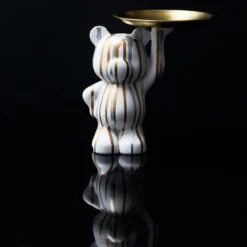 STATUE DECO BLANC VIDE POCHE