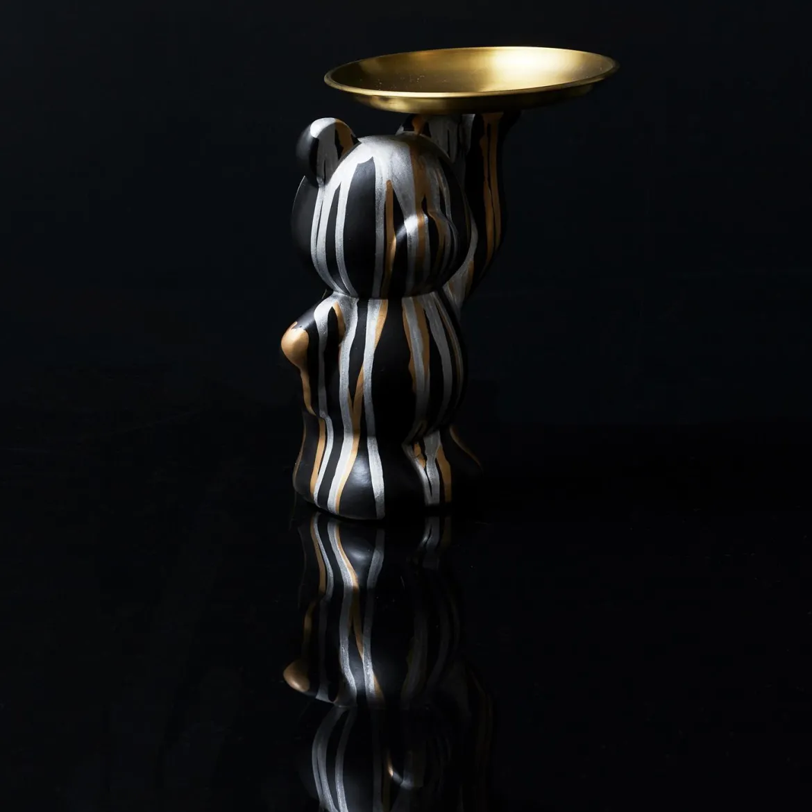 STATUE DECO NOIR VIDE POCHE