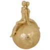 STATUE FAMILLE HAPI DORE H.22.5CM