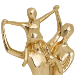 STATUE FAMILLE RESINE HAPI H.28.5CM