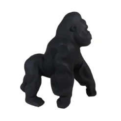 STATUE GORILLE NOIRE H.28CM