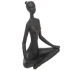 STATUE YOGA RESINE LINA H.22CM