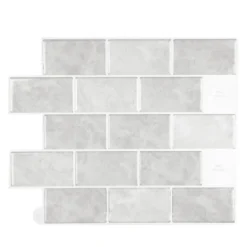 STICKER ADHESIF 30.5X25CM MURAL MARBRIS