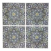 STICKER CARREAUX MOSAIQUE D.26X26CM X2 PIECES