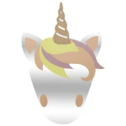 STICKER MIROIR LICORNE
