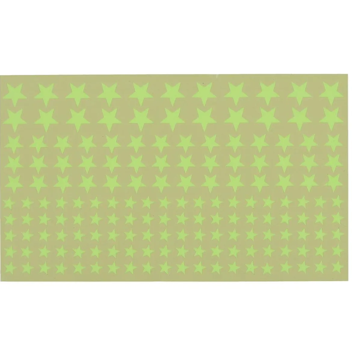 STICKER MURALE PHOSPHORESCENT ROND ET ETOILE