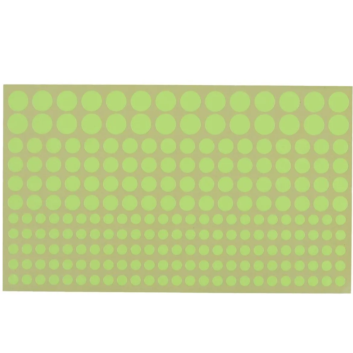 STICKER MURALE PHOSPHORESCENT ROND ET ETOILE