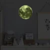 STICKER MURALE PHOSPHORESCENT LUNE 25CM