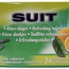 SUIT 24 LINGETTES RINCE DOIGTS CITRON