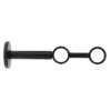 SUPPORT DOUBLE EXTENSIBLE D.28CM 190MM NOIR MAT