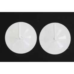 SUPPORTS ADHESIFS METAL X2 LAQUE BLANC