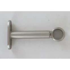 SUPPORT SIMPLE D20 90 MM X2 ARGENT MAT