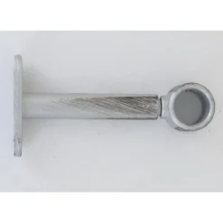 SUPPORT SIMPLE D20 90 MM X2 ARGENT NOIR