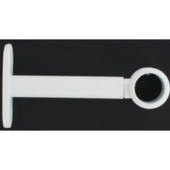 SUPPORT SIMPLE D20 90 MM X2 BLANC MAT