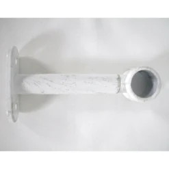 SUPPORT SIMPLE D20 90 MM X2 BLANC OR