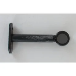 SUPPORT SIMPLE D20 90 MM X2 NOIR ARGENT